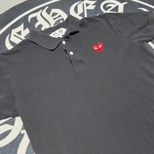 Comme des Garçons Play Black Polo Shirt